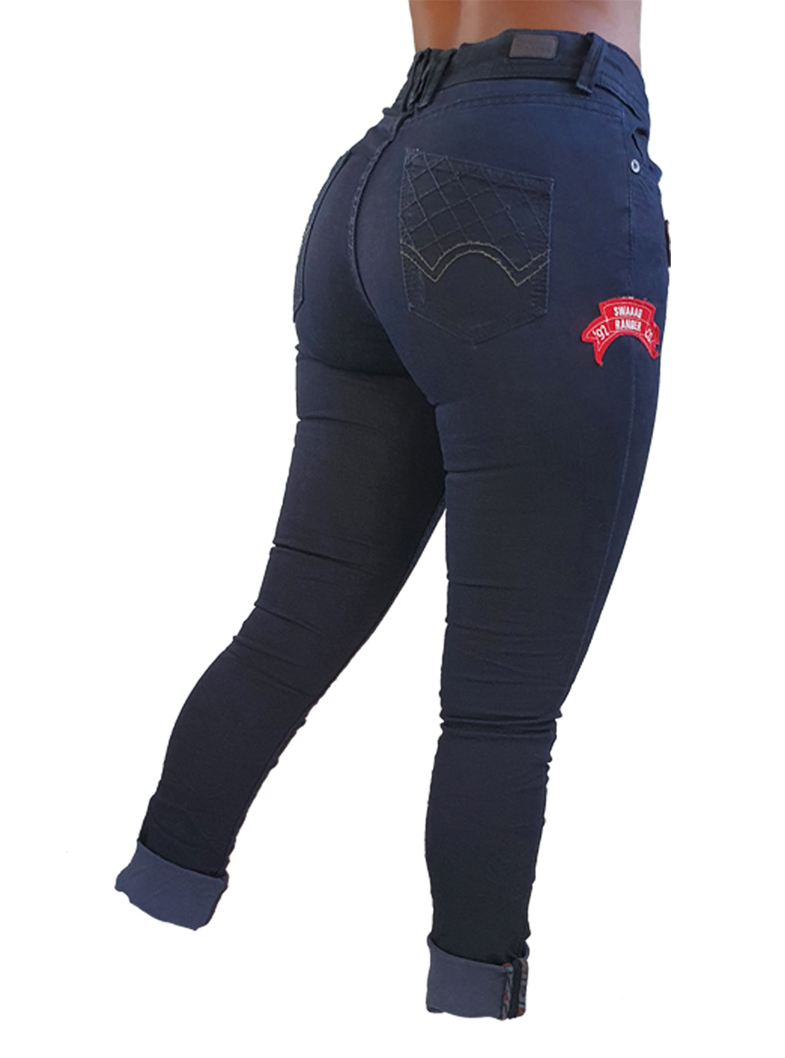 Snap Cuba Midwaist Uberstretch Vintage Wash - magents