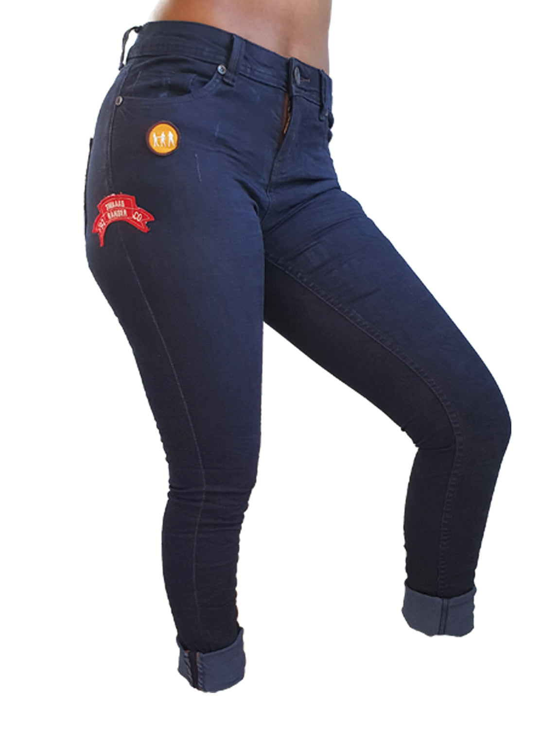 Snap Cuba Midwaist Uberstretch Vintage Wash - magents