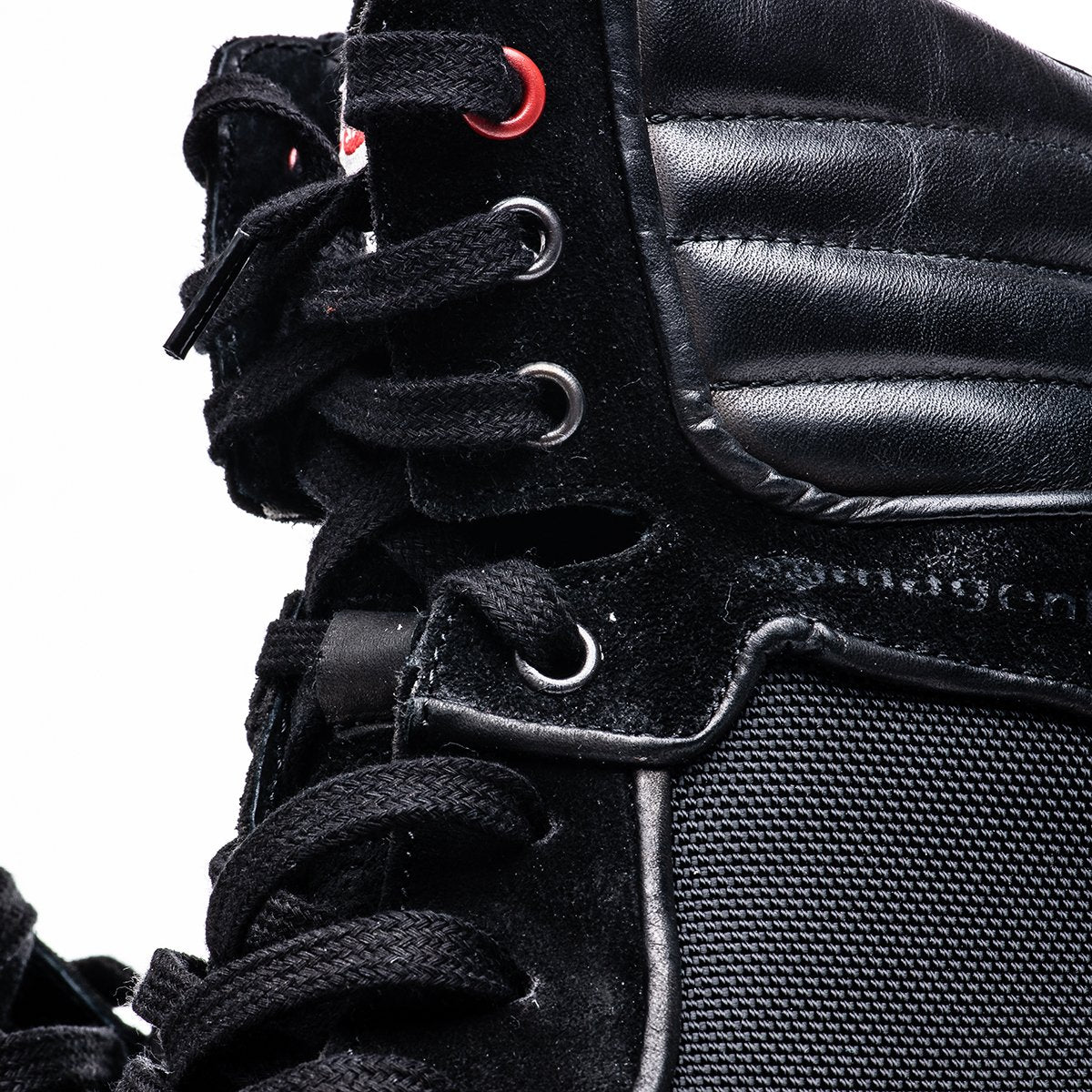 MOJA HIGH TOP BOOT - BLACK - magents