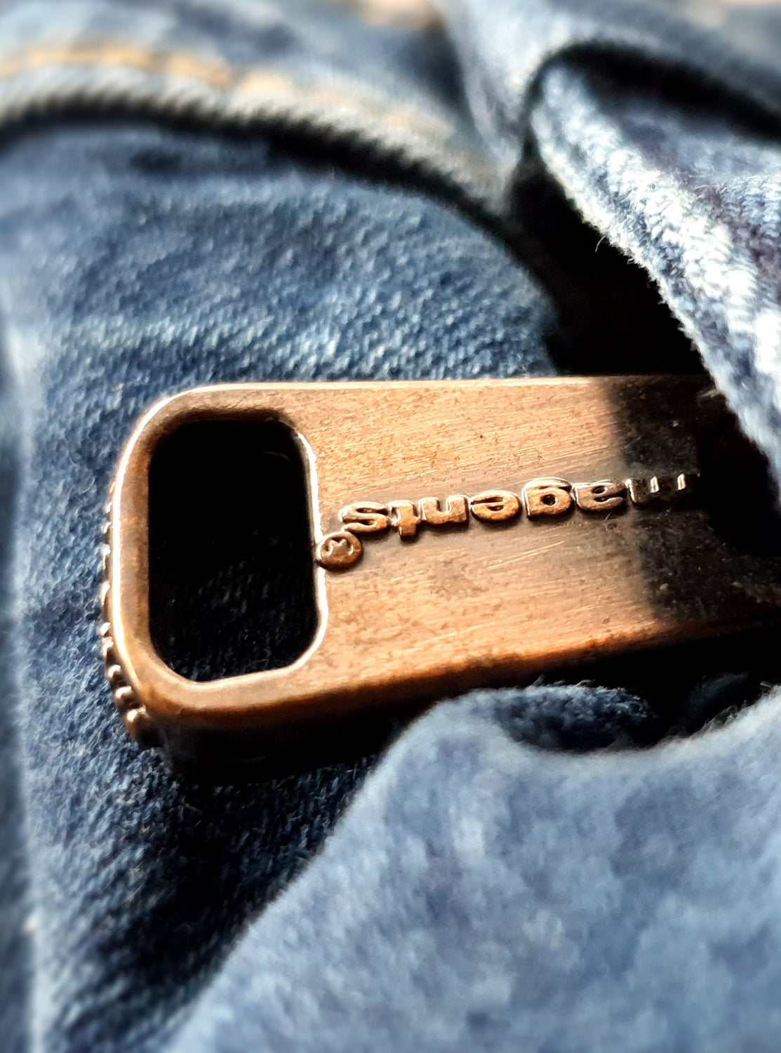 SNAP SPANK Denim Medium wash Skinny Uberstretch - magents
