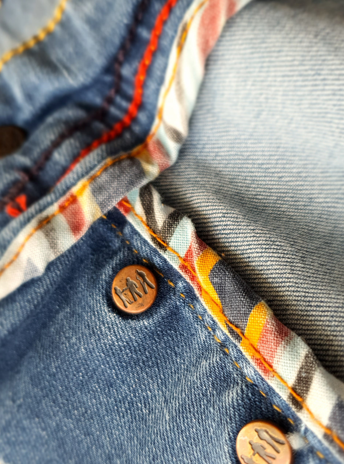 Snap Gunslinger Light wash Uberstretch - magents