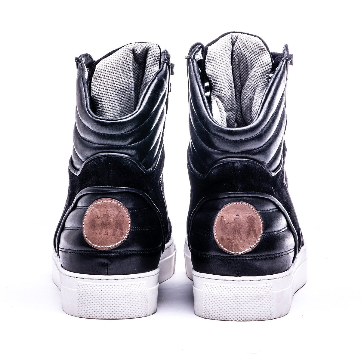 MOJA HIGH TOP BOOT - BLACK - magents