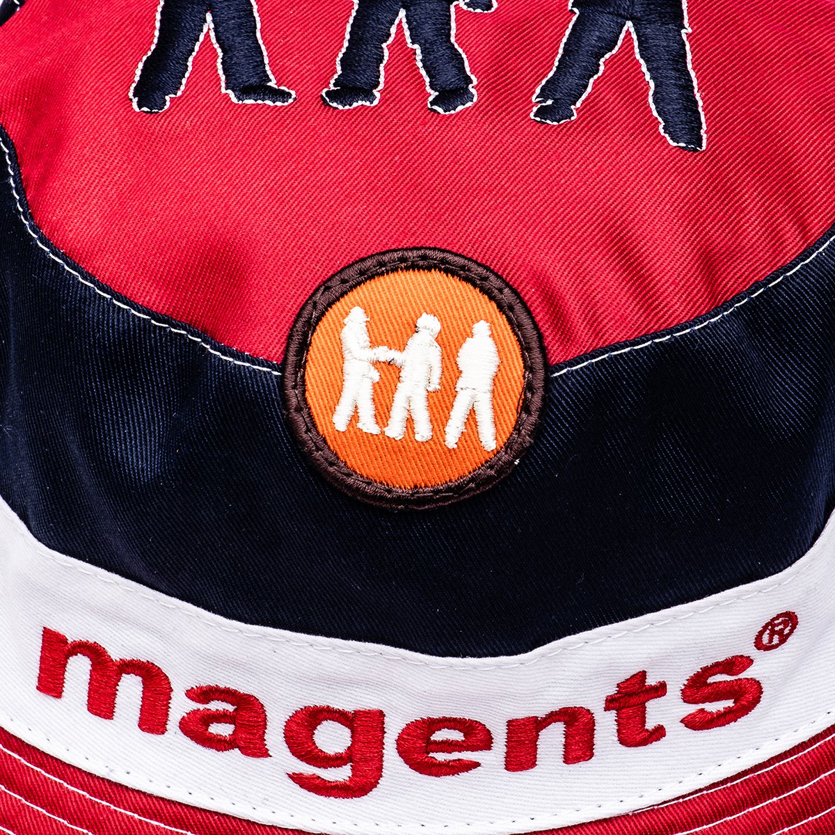 TRI COLOUR REVERSIBLE BUCKET HAT - MULTI - magents